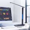 Настільна LED лампа VHG TX26CО з календарем та бездротовою зарядкою Black